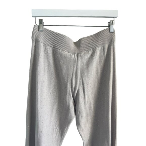 Milly Grey Taupe Glitter Sequin Accents Wrap Set - Picture 10 of 11